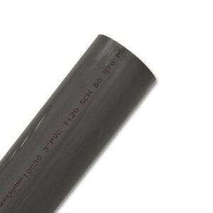 3" Schedule 80 PVC Pipe 8008-030AB - 13ft