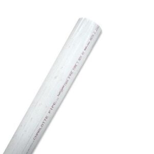 3" Schedule 40 White PVC Pipe 4004-030AB - 13ft