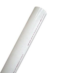 4" Schedule 40 White PVC Pipe 4004-040AB - 13ft