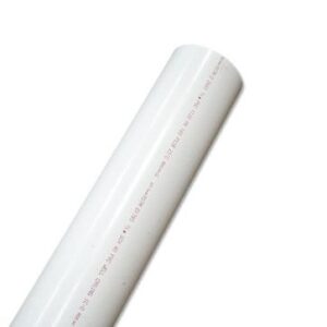 6" Schedule 40 White PVC Pipe 4004-060AB - 13ft