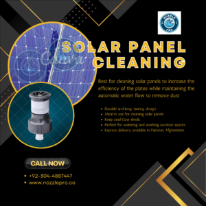 Nozzle Solar Panel Cleaning