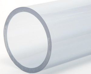12" Clear Schedule 40 PVC Pipe - (2) 5 ft. Pieces