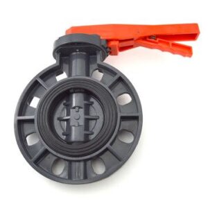 4" Flui-PRO PVC Butterfly Valve - Lever Handle