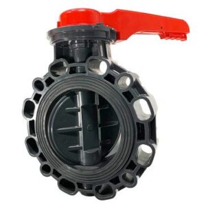 8" Flui-PRO PVC Butterfly Valve - Lever Handle