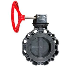 8" Flui-PRO PVC Butterfly Valve - Gear Operator (FP-BFGO-080)