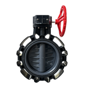12" Flui-PRO PVC Butterfly Valve - Gear Operator (FP-BFGO-120)