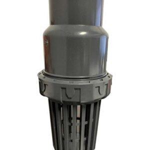 2" Flui-PRO PVC Single Union Foot Valve-EPDM Washer, Socket ends