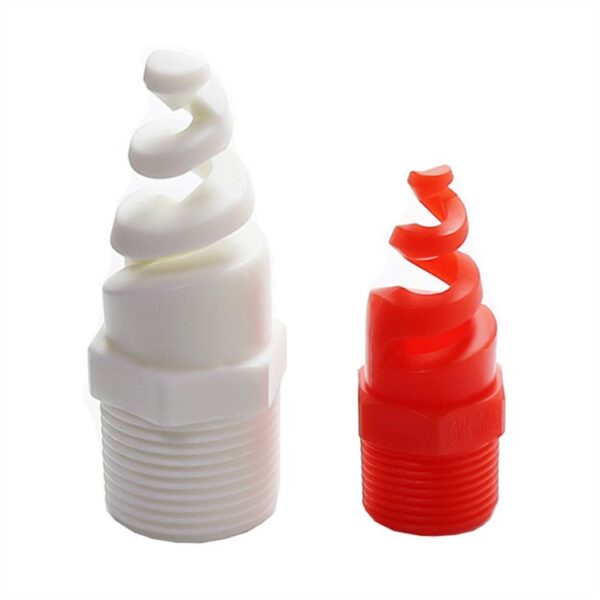 Pigtail PP PTFE Plastic Spiral Spray Nozzles - Image 2