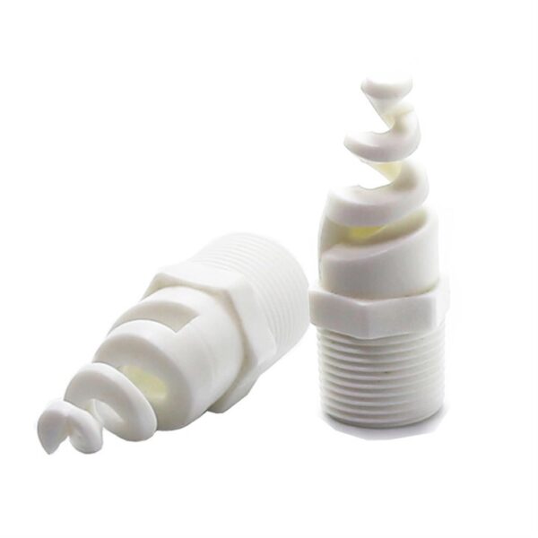 Pigtail PP PTFE Plastic Spiral Spray Nozzles - Image 3