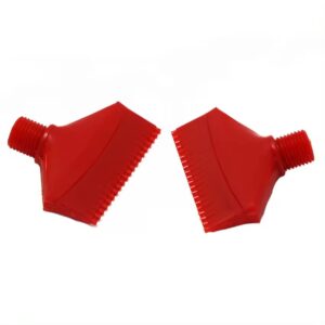 Red 1/4" Plastic Drying Cooling Air Blow Wind Jet Spray Nozzle