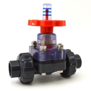 3/4" PVC True Union Diaphragm Valve - Socket