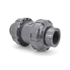 3/4" PVC True Union Ball Check Valve (SK-TUBC-T-007) - Threaded